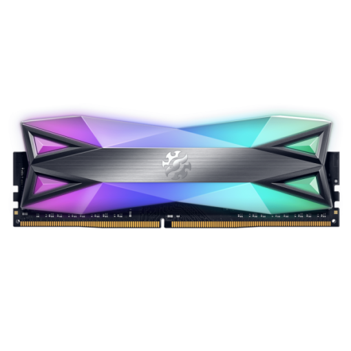 ADATA XPG SPECTRIX D60G RGB Memory Kit – Grey, 16GB (2x8GB), DDR4, 3200MHz, CL16