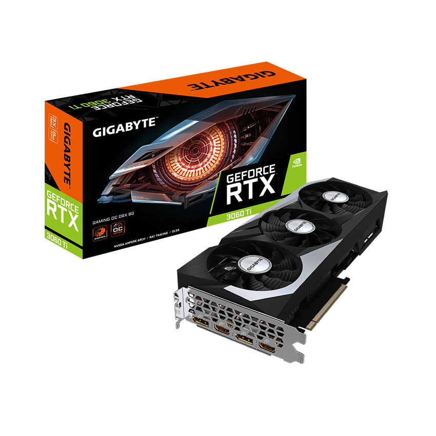 VGA GIGABYTE GeForce RTX 3060 Ti GAMING OC 8G (rev. 2.0) (GV-N306TGAMING OC-8GD)