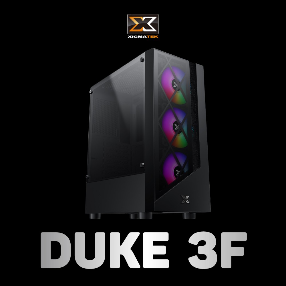 Vỏ Case Xigmatek DUKE 3F EN49080 ( 3 Fan RGB - ATX)