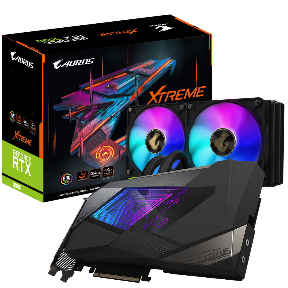 AORUS GeForce RTX ™ 3090 XTREME WATERFORCE 24G