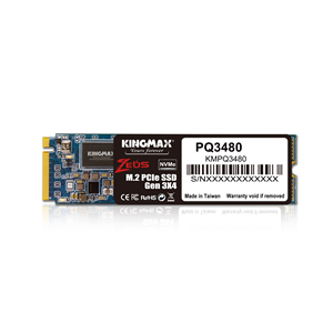 Ổ cứng SSD Kingmax Zeus PQ3480 512GB M.2 2280 PCIe NVMe Gen 3x4 (Đọc 1950MB/s - Ghi 1550MB/s) - (KMPQ3480512G4