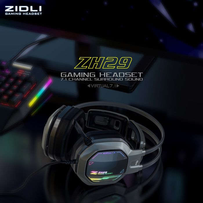 Tai nghe Gaming ZIDLI ZH29 (Sound 7.1 , ARGB LED, USB)