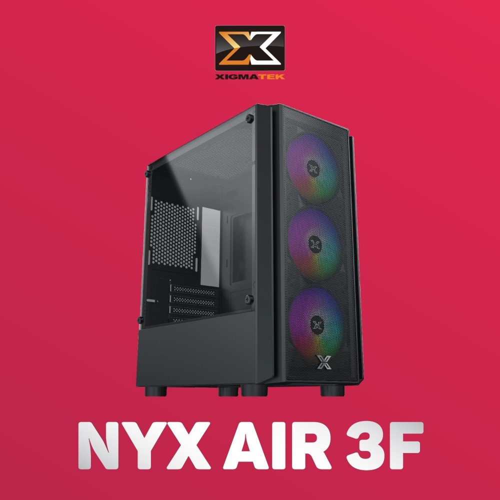 Vỏ Case Xigmatek NYX AIR 3F EN40900 (MATX | 3 FAN RGB)