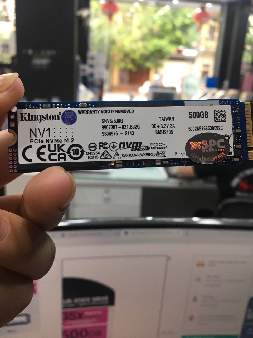 SSD Kingston NV1 M.2 PCIe Gen3 x4 NVMe 500GB
