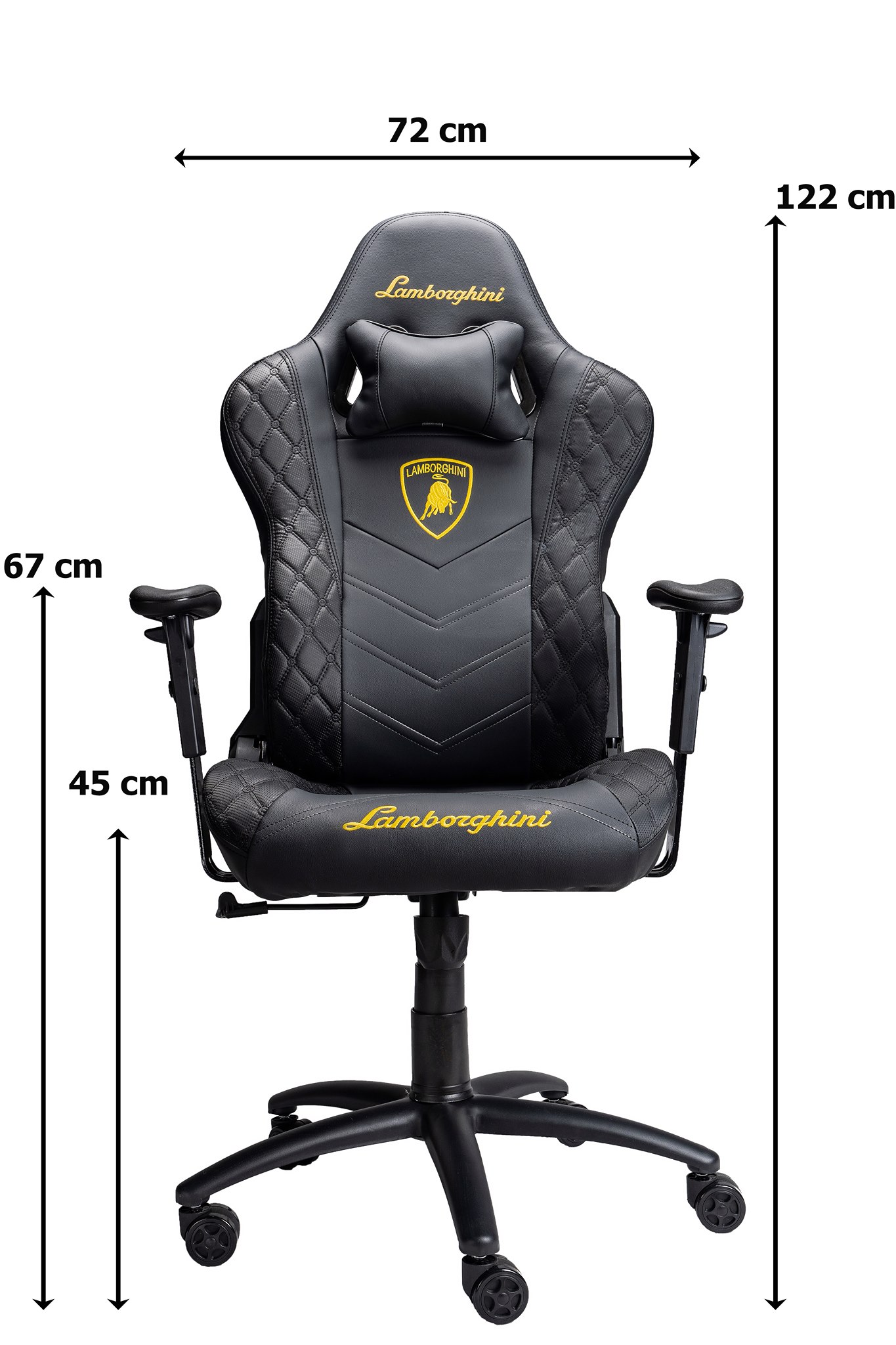 Ghế Game Lamborghini xoay, ngả lưng 180 độ, chỉnh cao thấp, ghế gaming stream văn phòng.