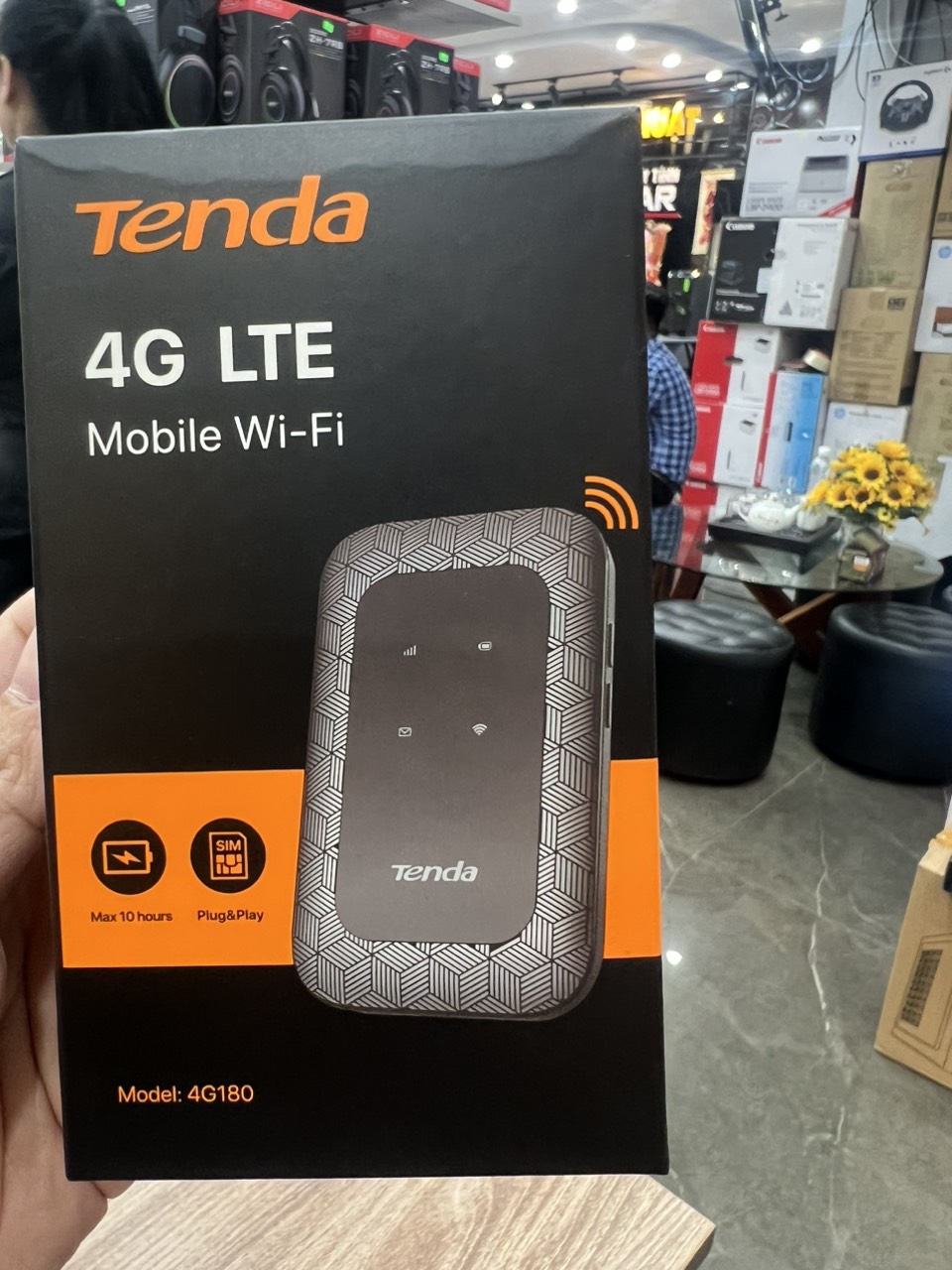 Bộ phát Wifi di động 4GB LTE 150 MBPS Tenda - 4G180