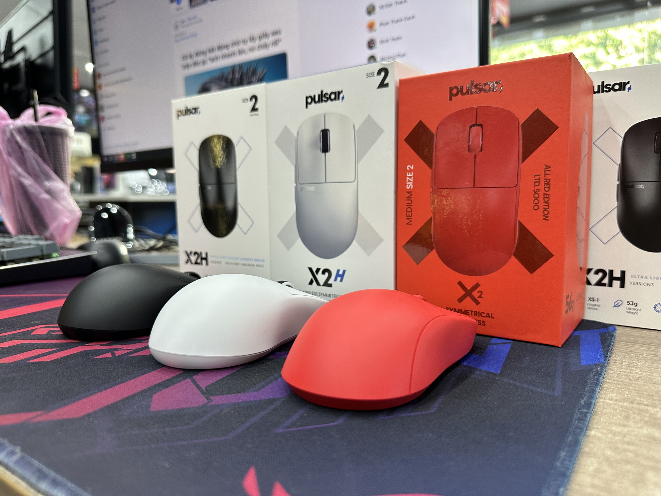 Chuột Pulsar X2 Wireless - Red