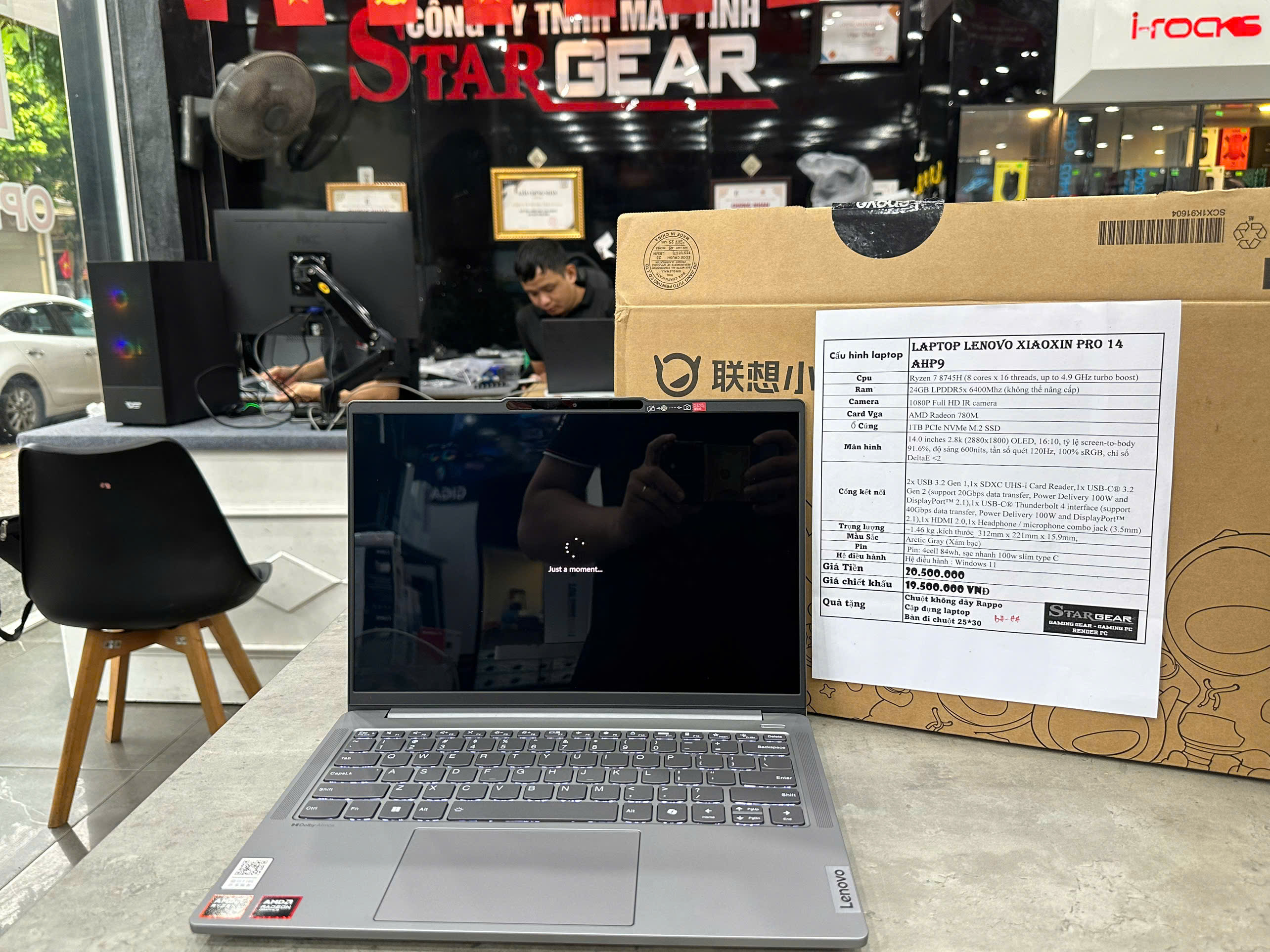 Lenovo IdeaPad Slim 5 14 AHP9 2024 | Xiaoxin | Ryzen 7 8745H, 16GB, 512GB, AMD 780M, 14' FHD IPS 100% sRGB