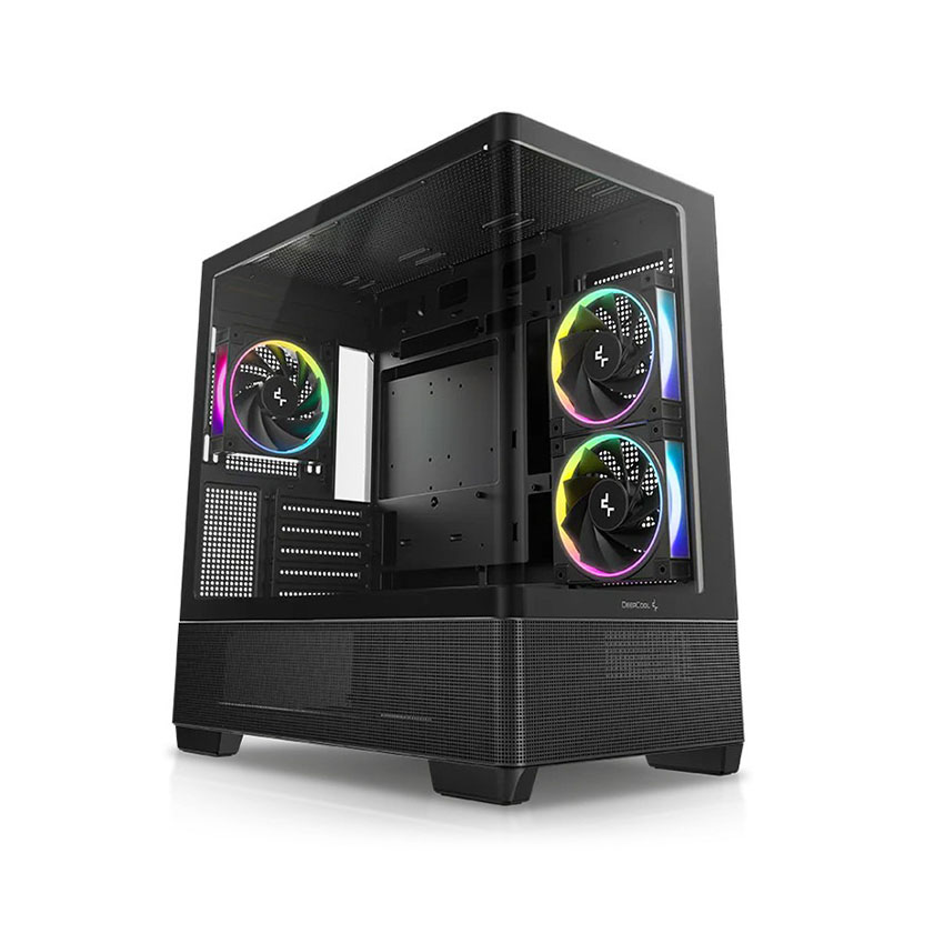 Vỏ Case DEEPCOOL CG380U 3F - Black (mATX/3 fan RGB)