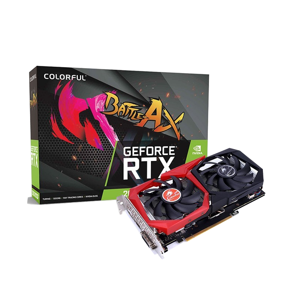 VGA Colorful GeForce RTX 2060 SUPER NB 8G V2-V (8GB GDDR6, 256-bit, HDMI+DP, 1x6-pin + 1x8-pin) (lướt)