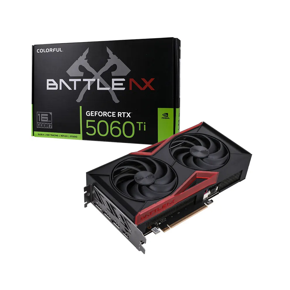CARD MÀN HÌNH VGA COLORFUL GEFORCE RTX 5060 TI BATTLE AX DUO 16GB-V