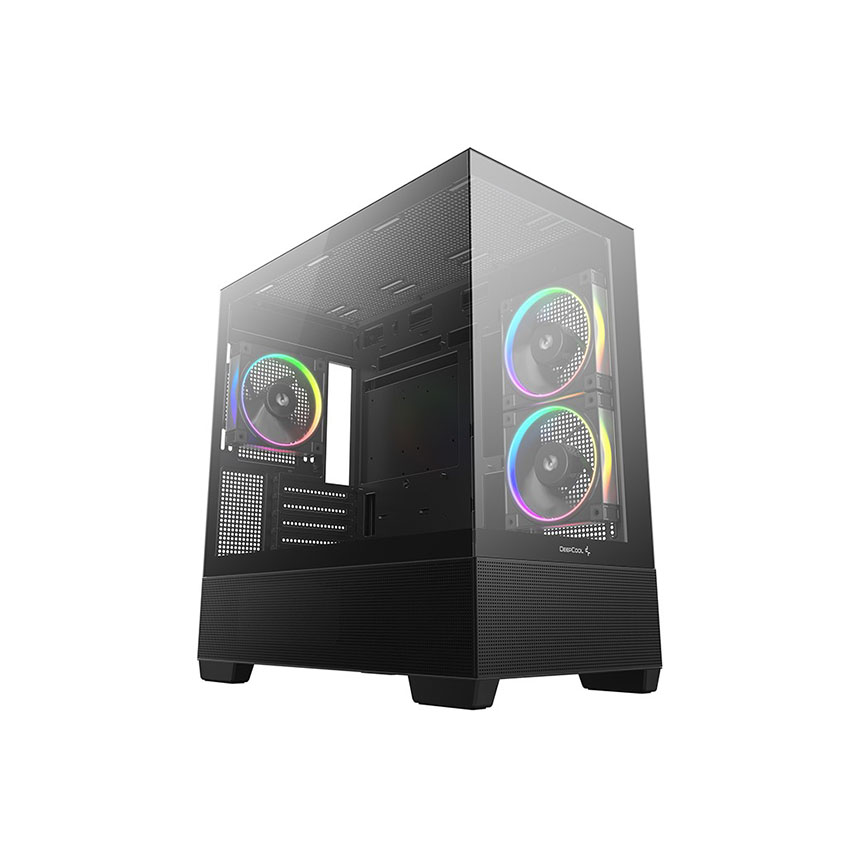 Vỏ Case DEEPCOOL CG380 3F - Black (mATX/3 fan RGB)