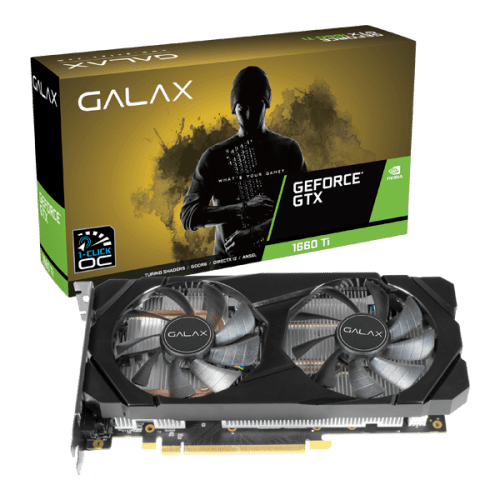 VGA Galax GTX 1660Ti (1 Click OC) (NVIDIA Geforce GTX 1660Ti/ 6Gb/ GDDR6/ 192Bit)