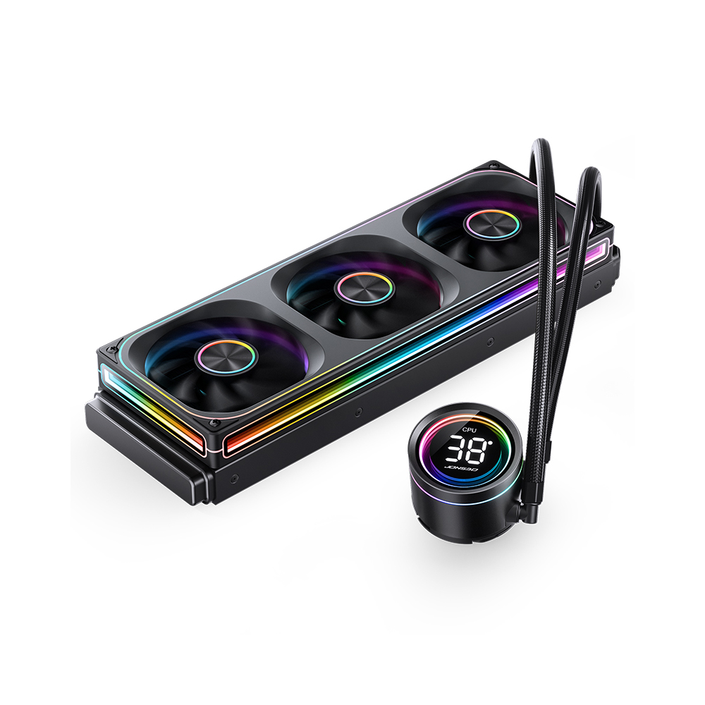 Tản nhiệt nước AIO Jonsbo TH-360 Black / White (ARGB, Hiển Thị Nhiệt Độ)