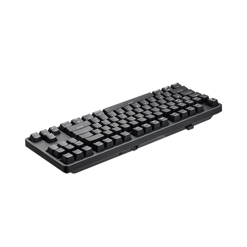 BÀN PHÍM CƠ KHÔNG DÂY EDRA EK3187W RGB ĐEN BLUE SW