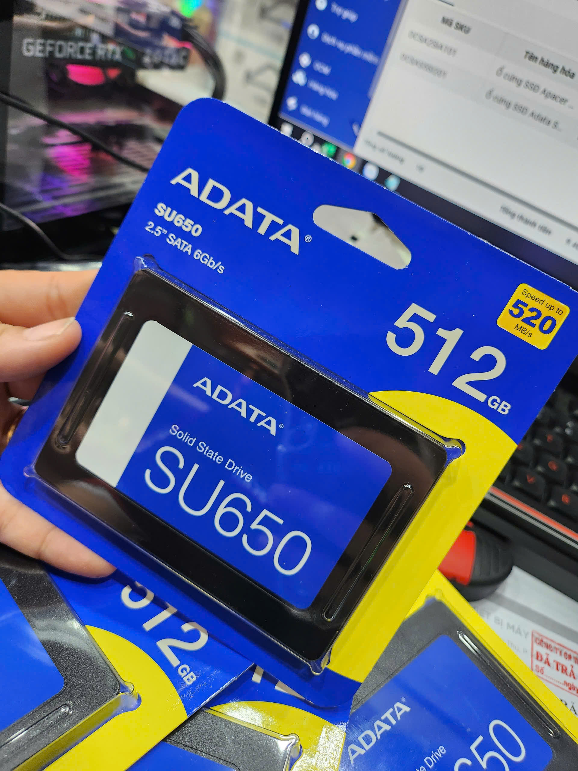 Ổ cứng SSD Adata SU650 512GB | SATA III, 2.5