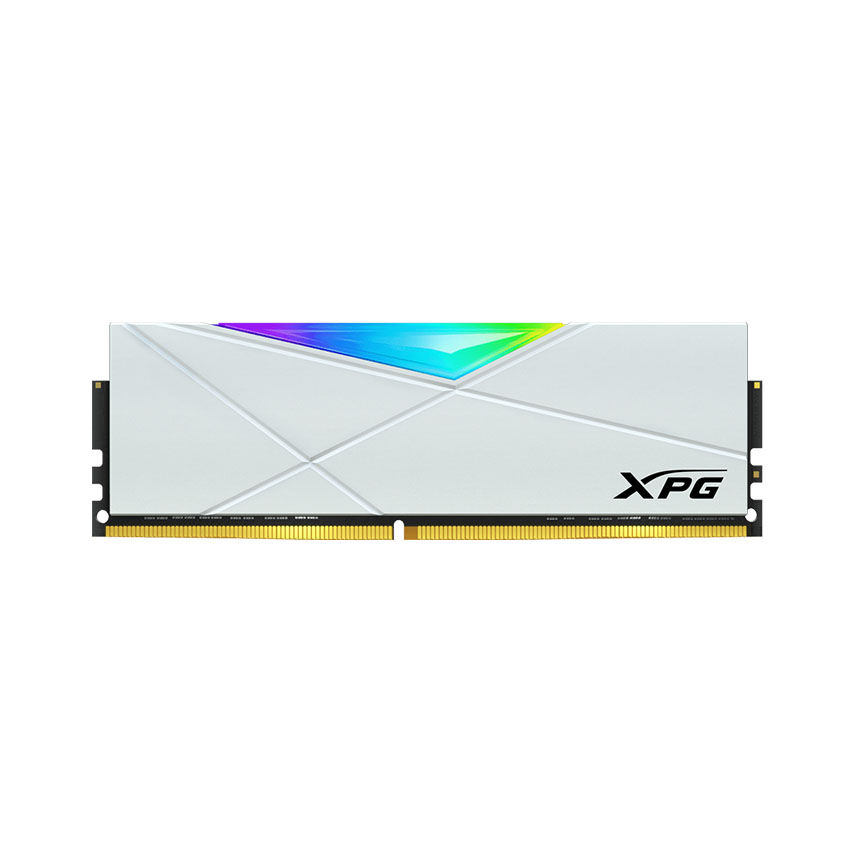 Ram Desktop Adata XPG Spectrix D50 RGB White ,Black  8GB (1x8GB) DDR4 3200Mhz