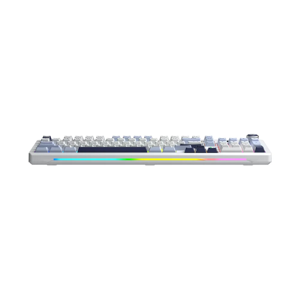 Bàn phím cơ gaming 3 mode AULA S98 pro xanh dương trắng tím đậm, Caramel Latte switch (0829)