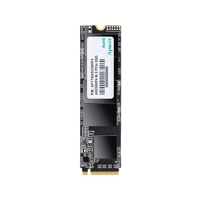 Ssd Apacer As2280P4 512GB Pcie Nvme 3X4 (ĐOC 2100Mb/S, Ghi 1500Mb/S)