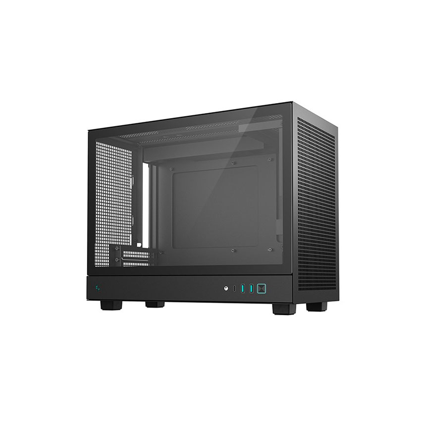 Vỏ Case DEEPCOOL CH160 PLUS - Black (mATX/0 fan)