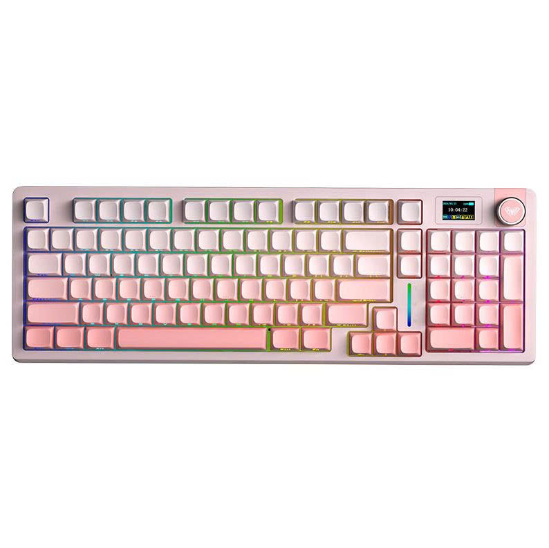 Bàn phím cơ không dây AULA S98 Pro Xanh Dương, Trắng ,Tím Đậm ,Hồng