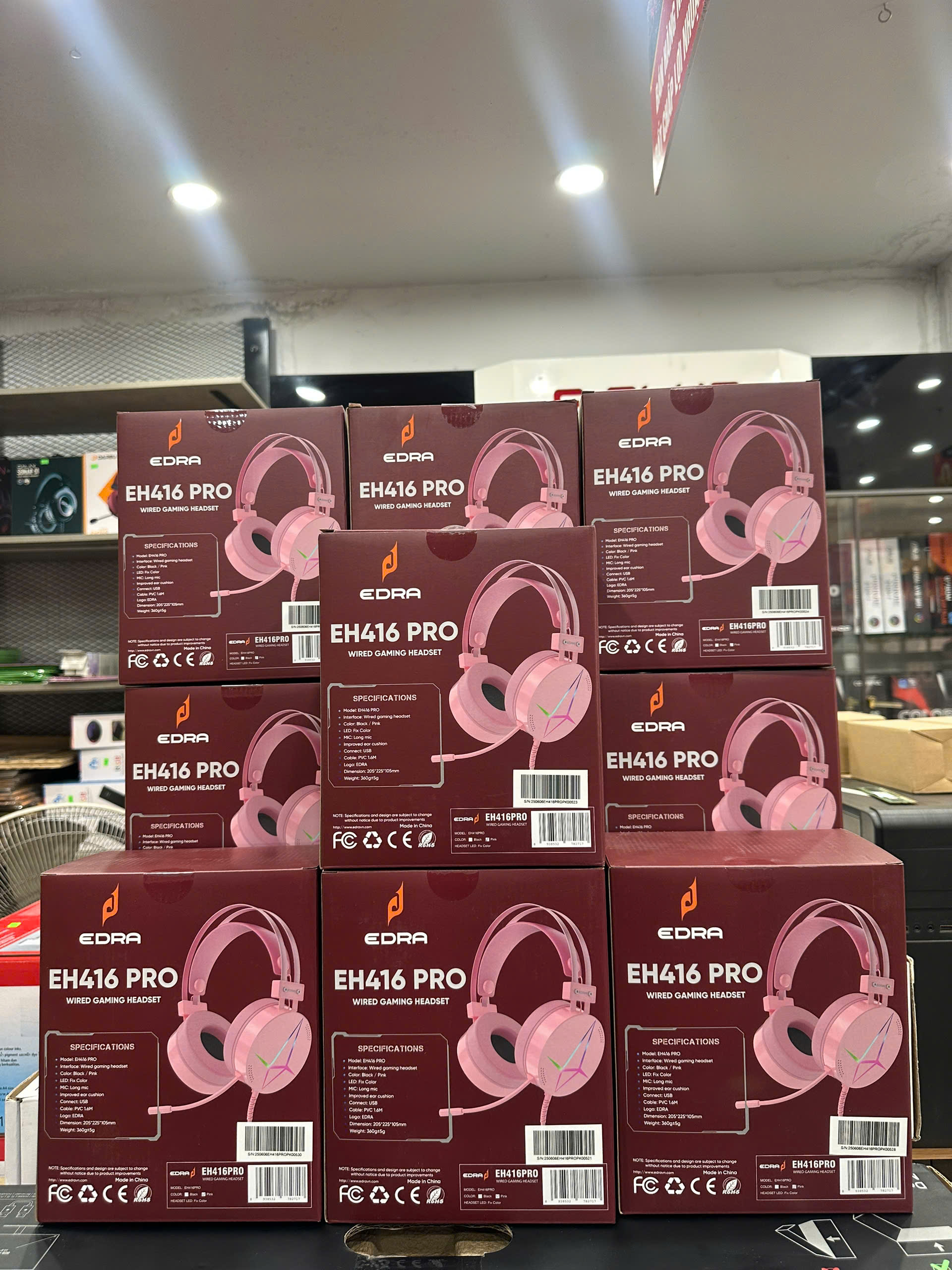 Tai nghe E-Dra EH416PRO Pink