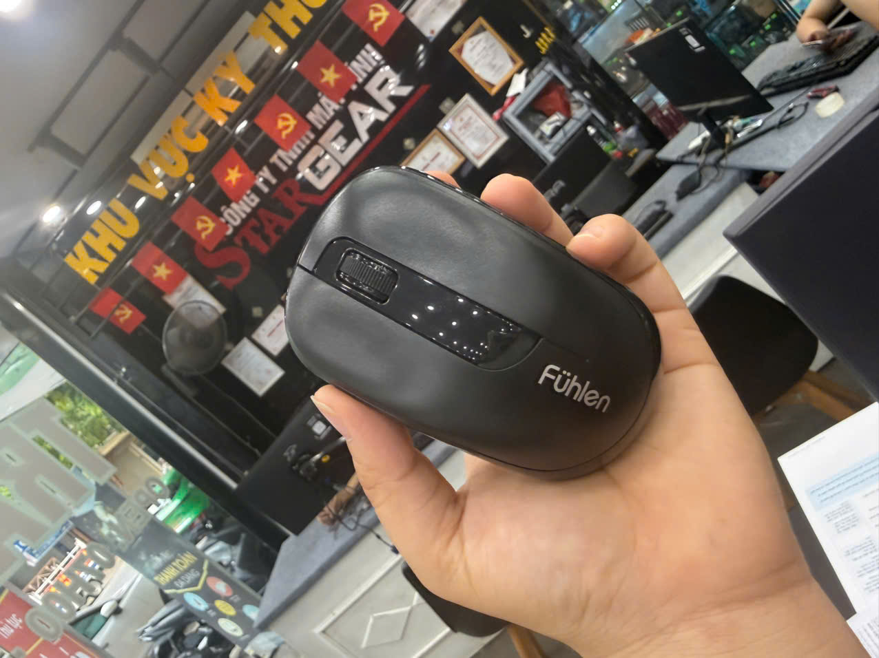 Bộ bàn phím chuột không dây Fuhlen A150G Wireless (Wireless 2.4Ghz/Đen)