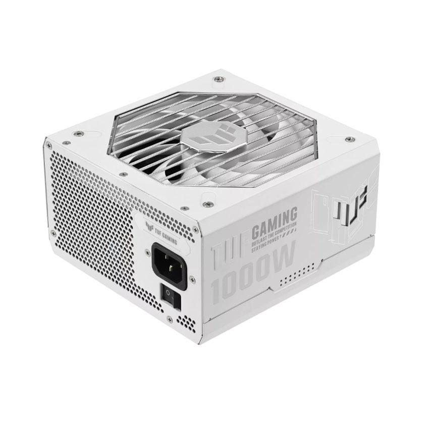 Nguồn Asus TUF Gaming 1000G WHITE – 1000W ( ATX3.0/Pci Gen 5.0 /80 Plus Gold/Full Modular)