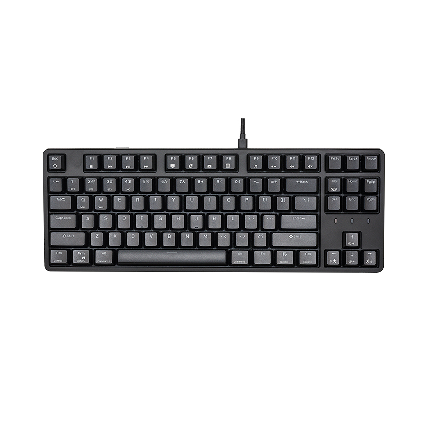 BÀN PHÍM CƠ KHÔNG DÂY EDRA EK3187W RGB ĐEN BLUE SW